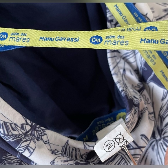 C & A alem dos mares one piece, cheeky, high cut swim suit with strappy back; M - Picture 4 of 7